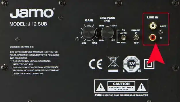 Receiver Has Single Subwoofer Output But Subwoofer Has and Right BoomSpeaker