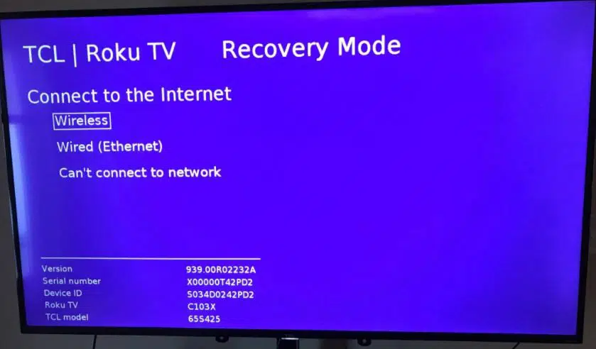 How Do I Get My TCL TV Out Of Recovery Mode