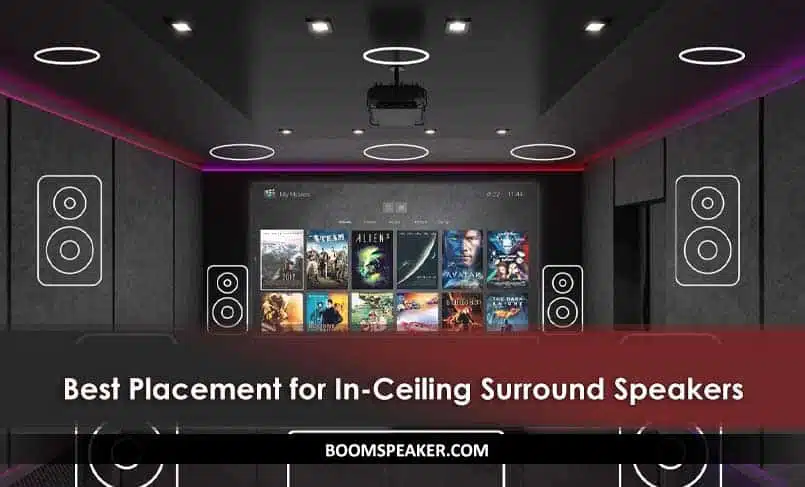 Best Placement for In-Ceiling Surround Speakers