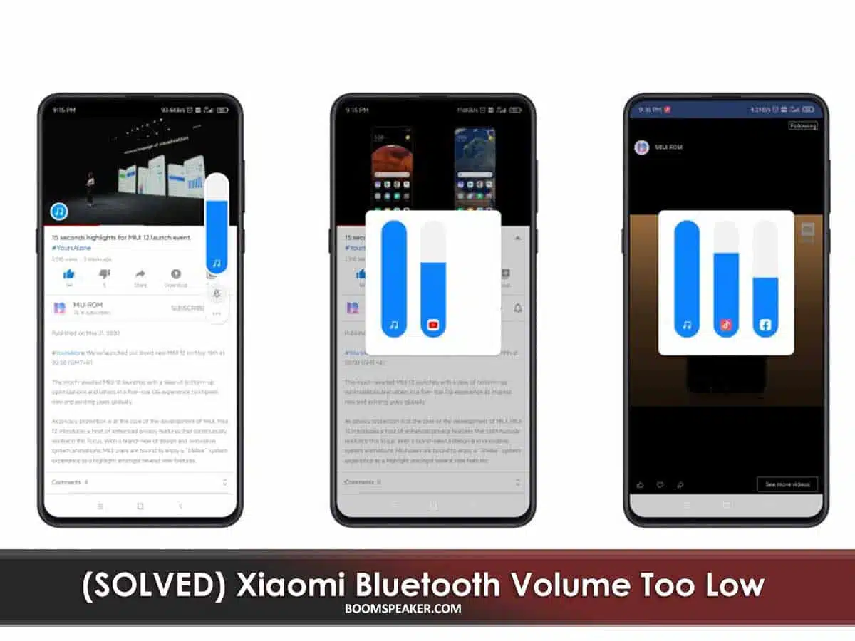 Xiaomi Bluetooth Volume Too Low