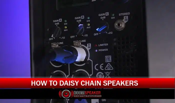 Daisy chain best sale pa speakers